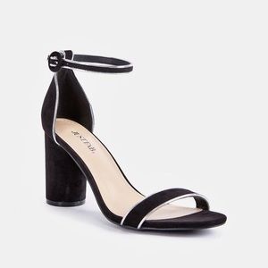 Black Heeled Sandal Heels